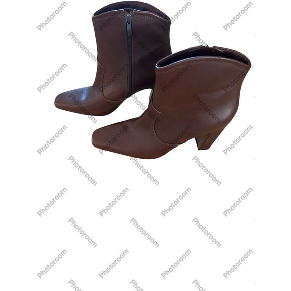 Franco Sarto Women's Waxton Ankle Booties, brown, size 9.5, NWOT - Picture 5 of 7